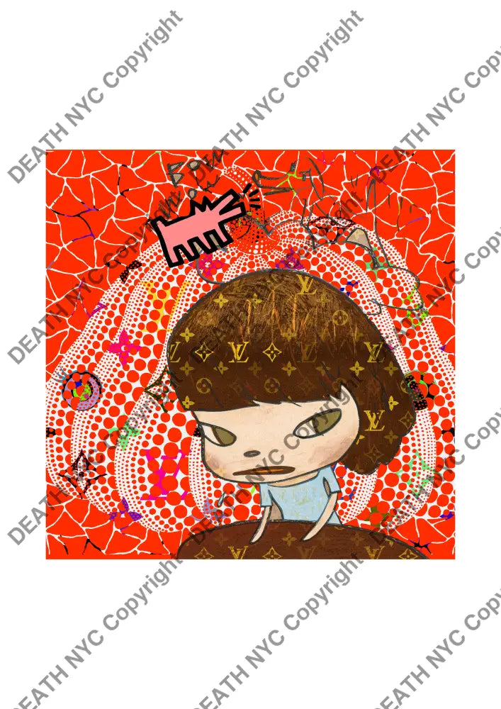 Auction ’04159 girl’ art print 45x32cm (Edition of 100) Art Print