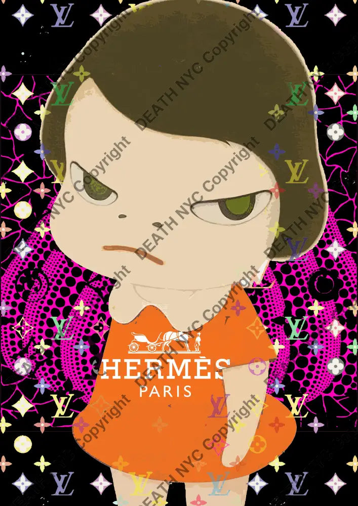 Auction ’04169 girl’ art print 45x32cm (Edition of 100) Art Print