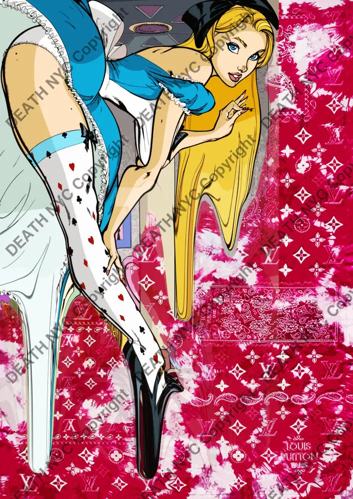 Auction ’04218 alice’ art print 45x32cm (Edition of 100) Art Print