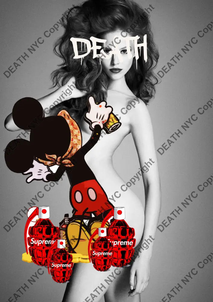 Auction ’04287 mouse’ art print 45x32cm (Edition of 100) - Art Print