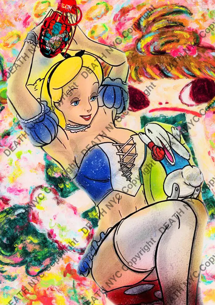 Auction ’04350 alice’ art print 45x32cm (Edition of 100) Art Print