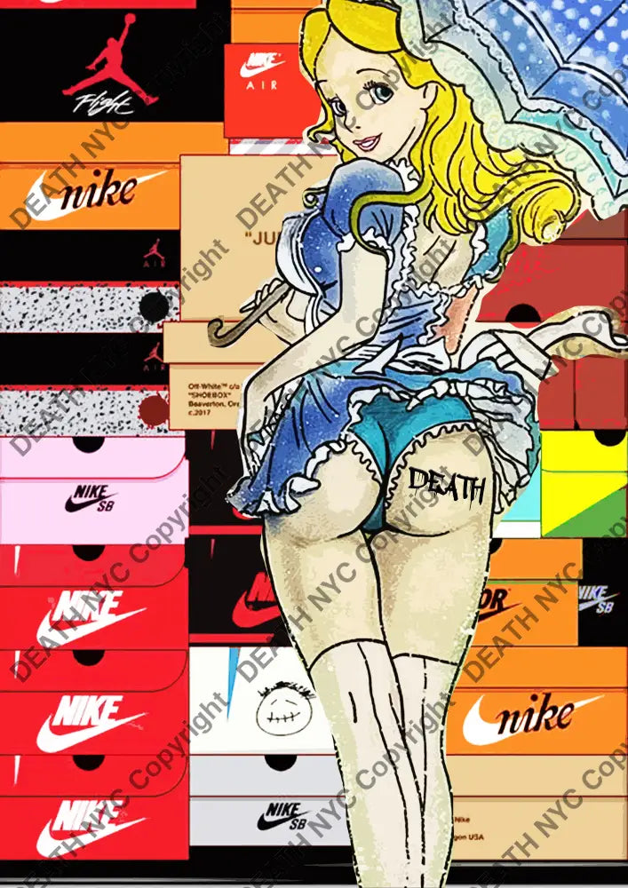 Auction ’04454 alice’ art print 45x32cm (Edition of 100) Art Print