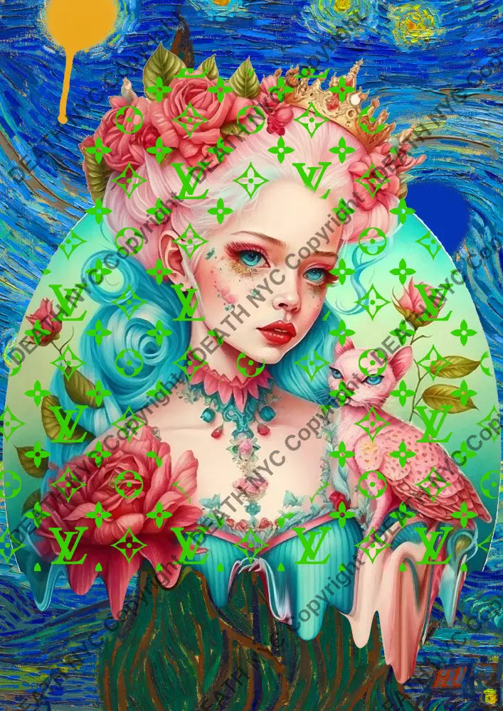 Auction ’04519 queen’ 45x32cm (Edition of 100) Art Print