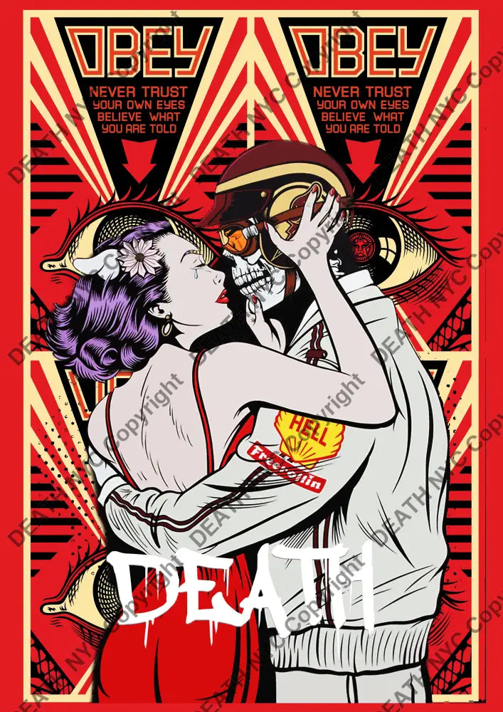 Auction ’04546 obey’ 45x32cm (Edition of 100) Art Print