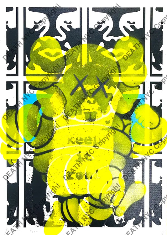 20063 (Edition Of One) Stencil 2022 Art Print