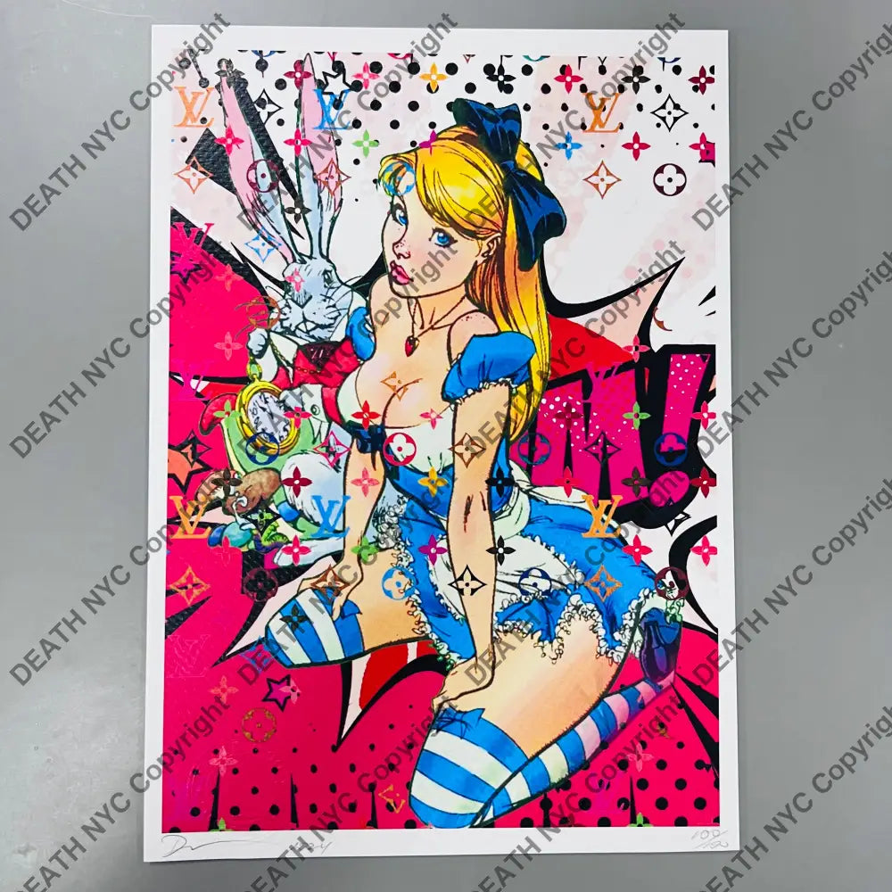 Auction 21cm x 29.7cm Edition of 100 Alice Art Print Art Print