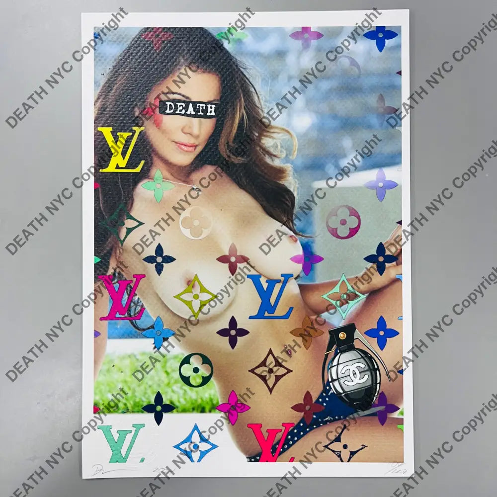 Auction 21cm x 29.7cm Edition of 100 Girl Art Print Art Print