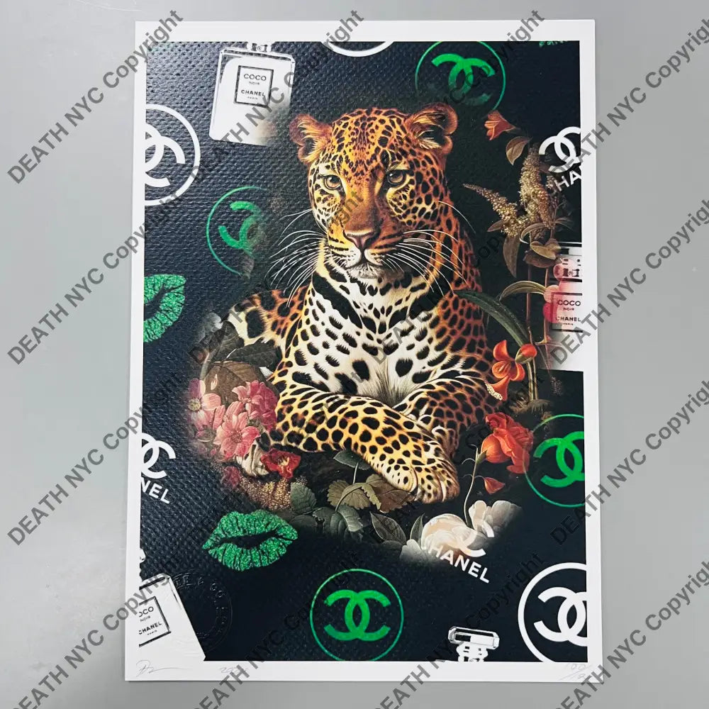 Auction 21cm x 29.7cm Edition of 100 Leopard Art Print Art Print