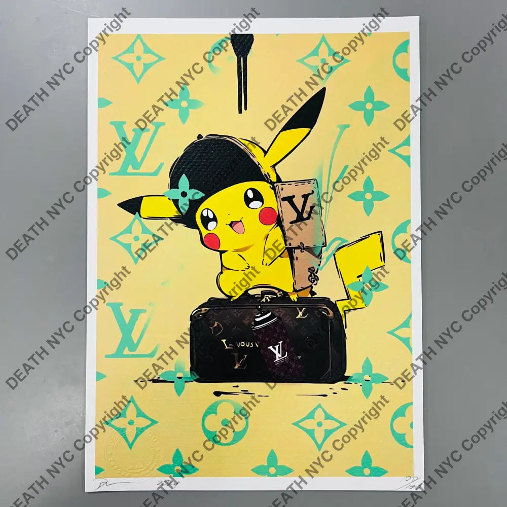 Auction 21cm x 29.7cm Edition of 100 Pika Art Print Art Print
