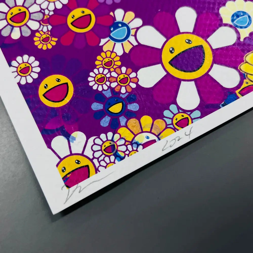 Auction 21cm x 29.7cm Edition of 100 Pika Purple Art Print Art Print