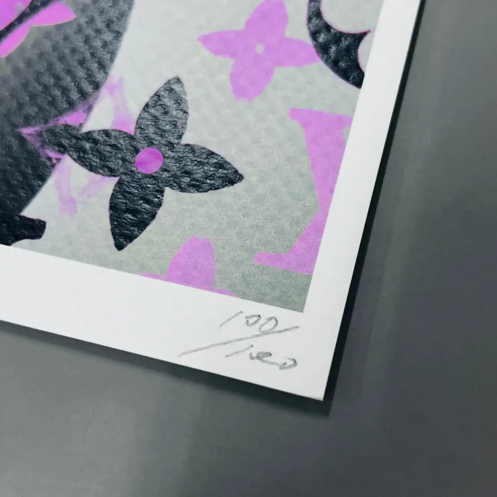 Auction 21cm x 29.7cm Edition of 100 Pink Girl Art Print Art Print