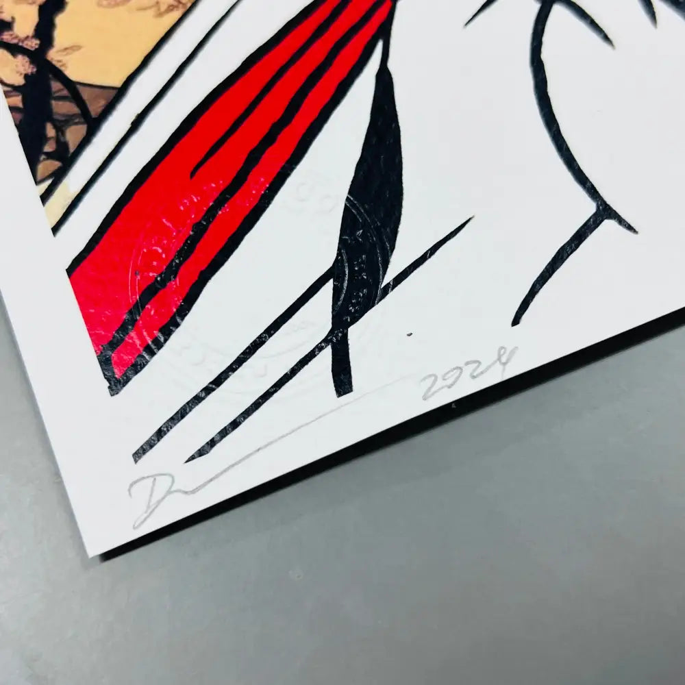 Auction 21cm x 29.7cm Edition of 100 Sn dog Fly Art Print Art Print