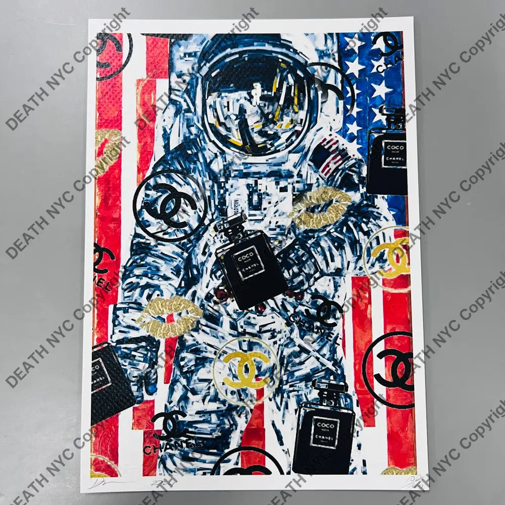 Auction 21cm x 29.7cm Edition of 100 Space Art Print Art Print