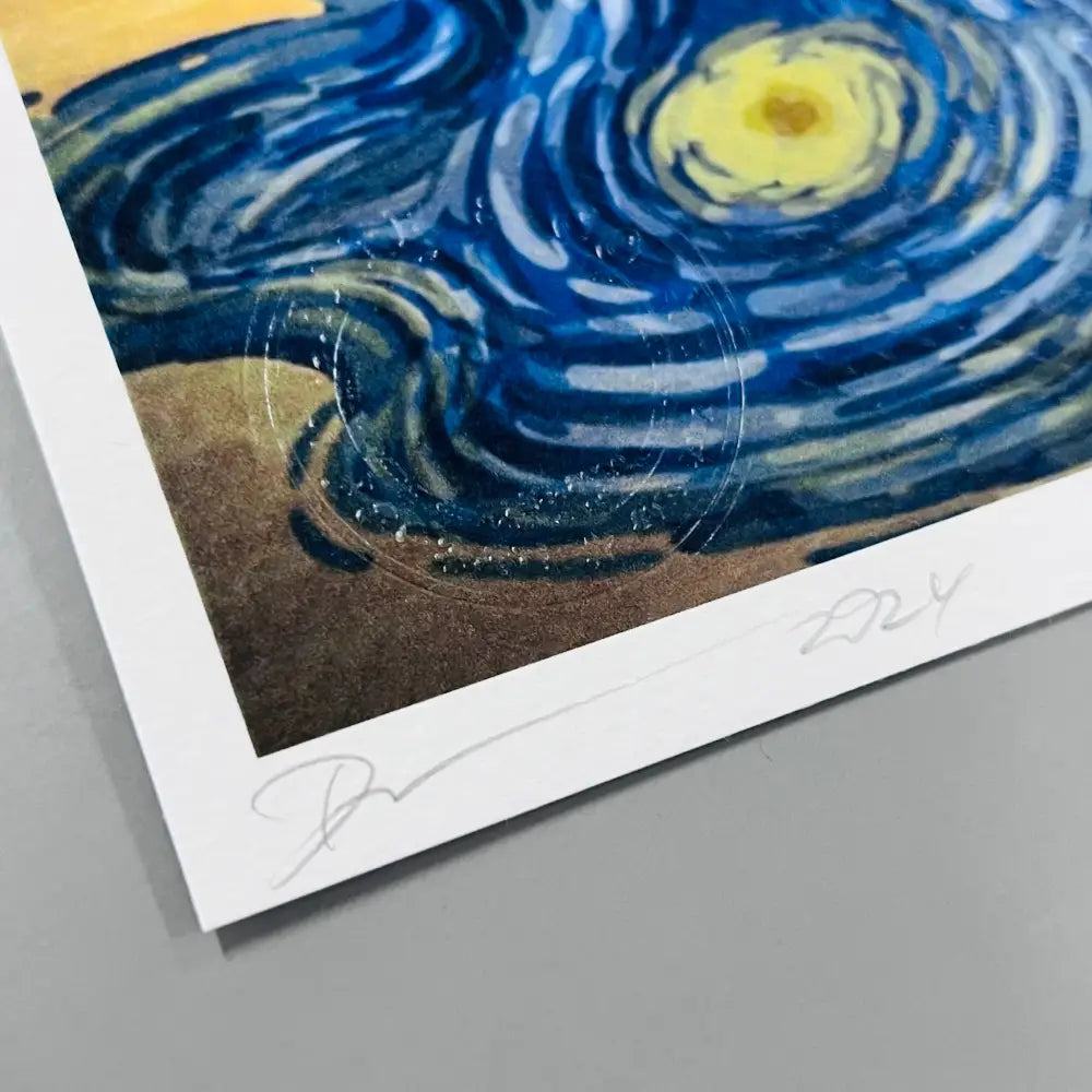 Auction 21cm x 29.7cm Edition of 100 Van Art Print Art Print