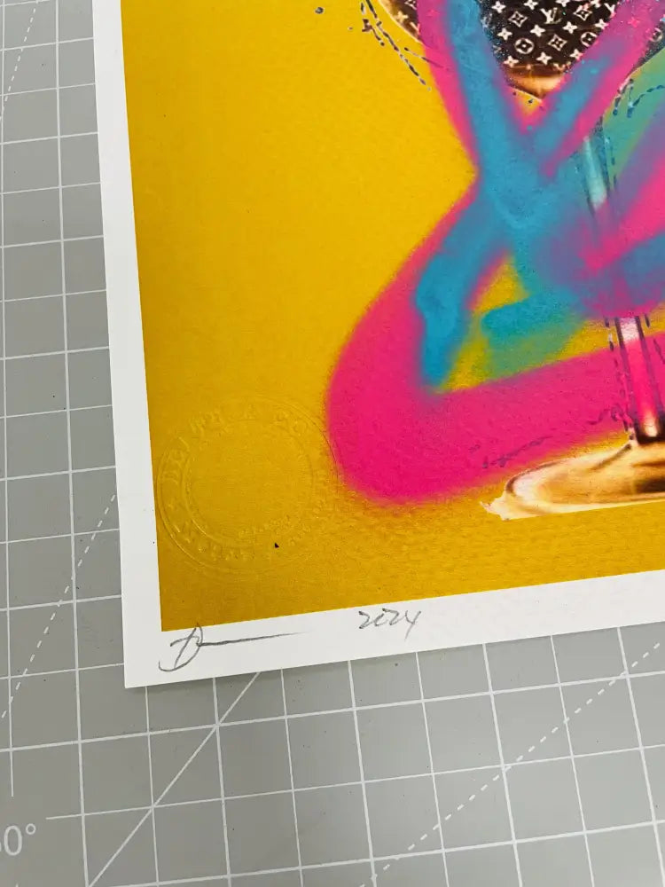 Auction 29.7cm x 21cm Edition of 1 Art Print Graffiti Art Print