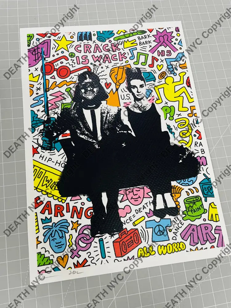 Auction 29.7cm x 21cm Edition of 100 Art Print Aud Darth Art Print