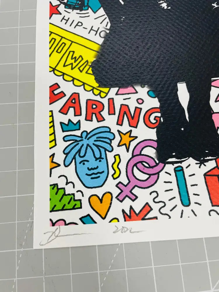 Auction 29.7cm x 21cm Edition of 100 Art Print Aud Darth Art Print