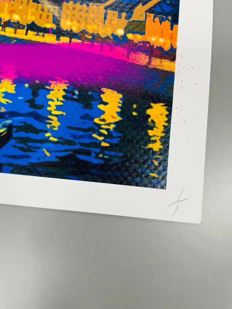 Auction 45cm x 32cm Edition of 1 Art Print g k night Art Print