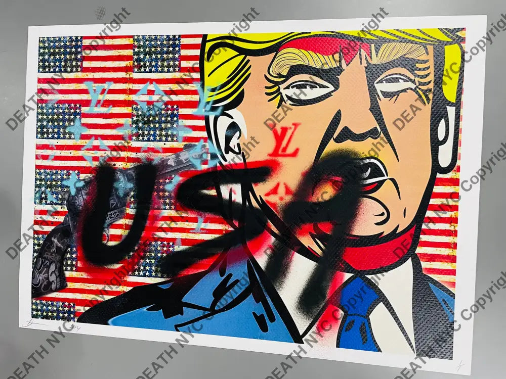 Auction 45cm x 32cm Edition of 1 Art Print tr p USA Art Print