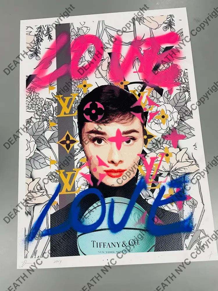 Auction 45cm x 32cm Edition of 1 Audrey lov lov Art Print