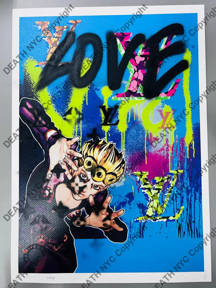 Auction 45cm x 32cm Edition of 1 jo hi ten Art Print