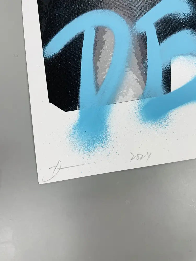 Auction 45cm x 32cm Edition of 1 Kate RIH gun Art Print