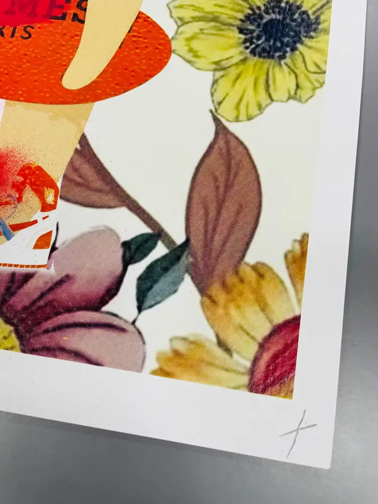 Auction 45cm x 32cm Edition of 1 kiss me flwr Art Print