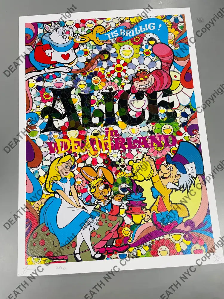 Auction 45cm x 32cm Edition of 100 alice wonder Art Print