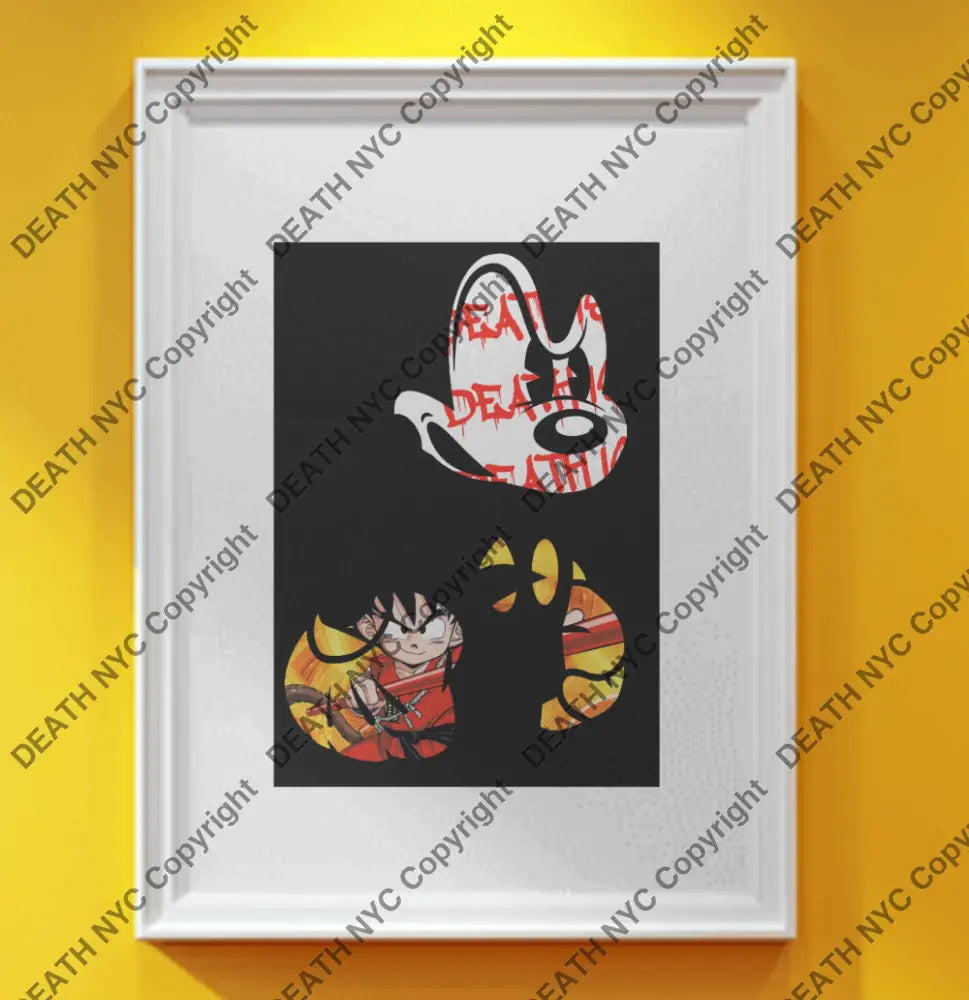 Auction 45cm x 32cm Edition of 100 Angry Mouse Art Print Art Print