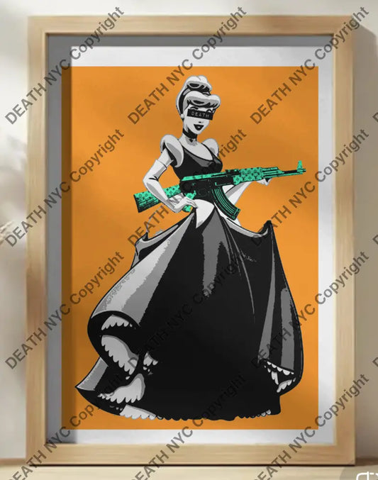 Auction 45cm x 32cm Edition of 100 Art Print Cin Ak Art Print