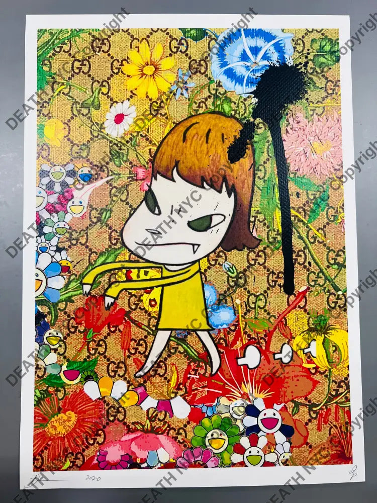 Auction 45cm x 32cm Edition of 100 Art Print Girl run Art Print