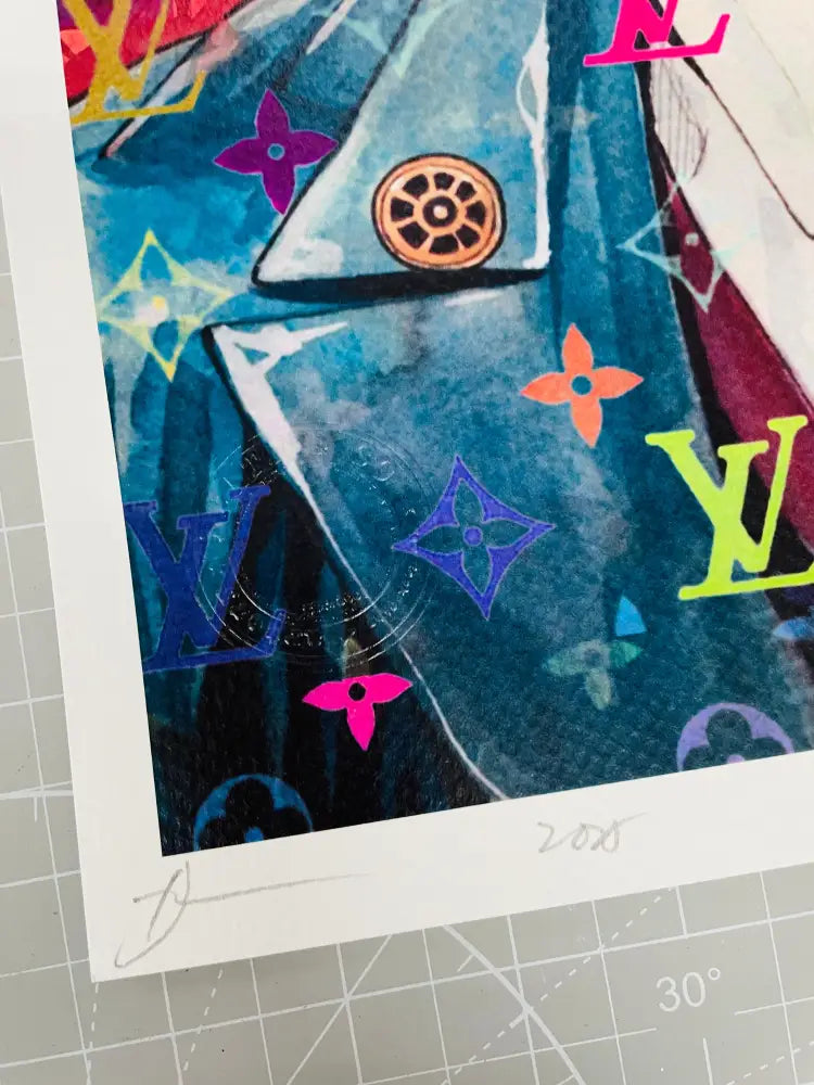 Auction 45cm x 32cm Edition of 100 Art Print Jo 1 Art Print