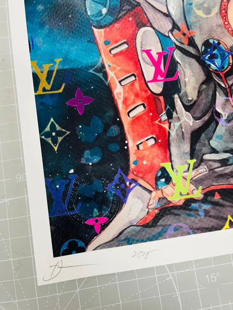 Auction 45cm x 32cm Edition of 100 Art Print Jo 2 Art Print