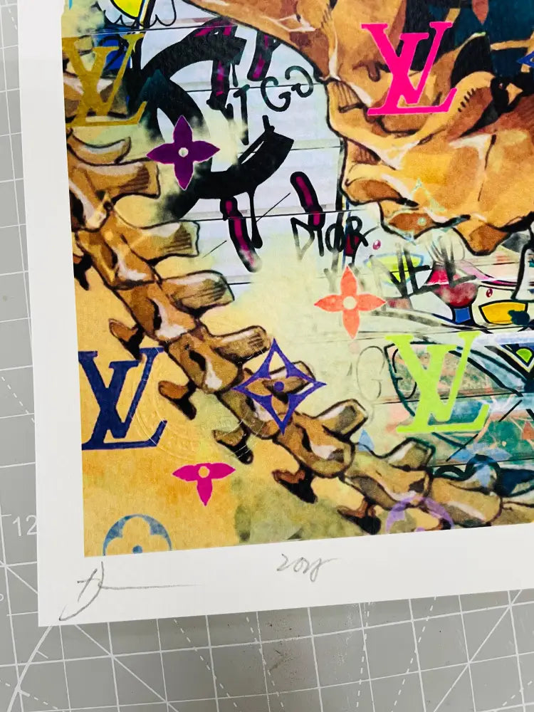 Auction 45cm x 32cm Edition of 100 Art Print Jo 3 Art Print