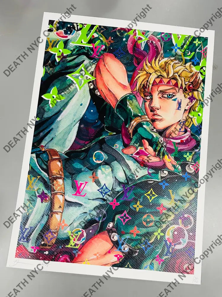 Auction 45cm x 32cm Edition of 100 Art Print Jo 4 Art Print