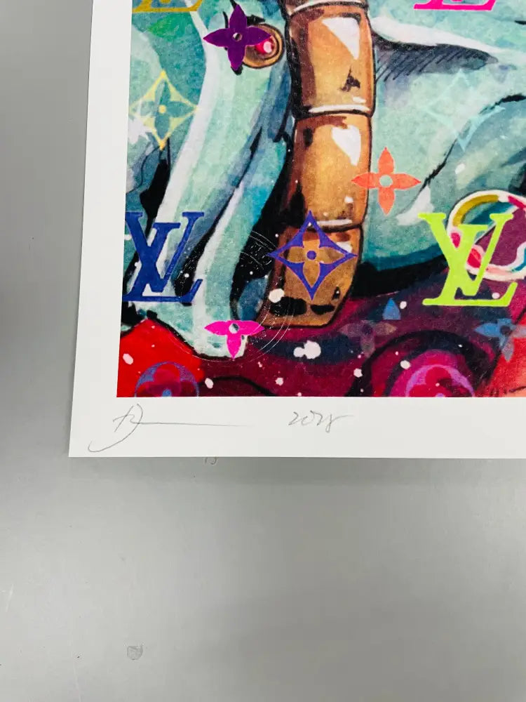 Auction 45cm x 32cm Edition of 100 Art Print Jo 4 Art Print