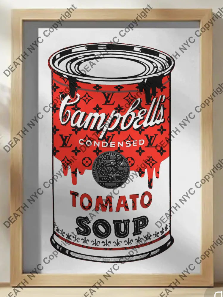 Auction 45cm x 32cm Edition of 100 Art Print Soup Art Print