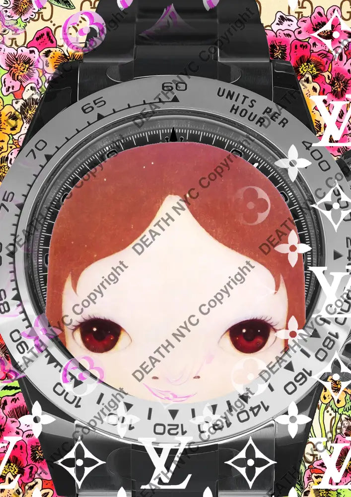 Auction 45cm x 32cm Edition of 100 AUC26 girl watch Art Print