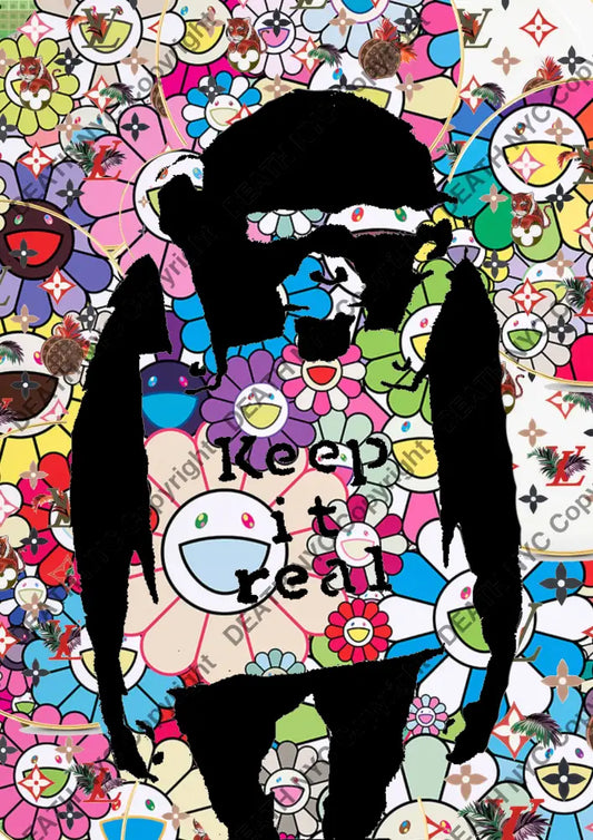 Auction 45cm x 32cm Edition of 100 AUC31 monkey Art Print