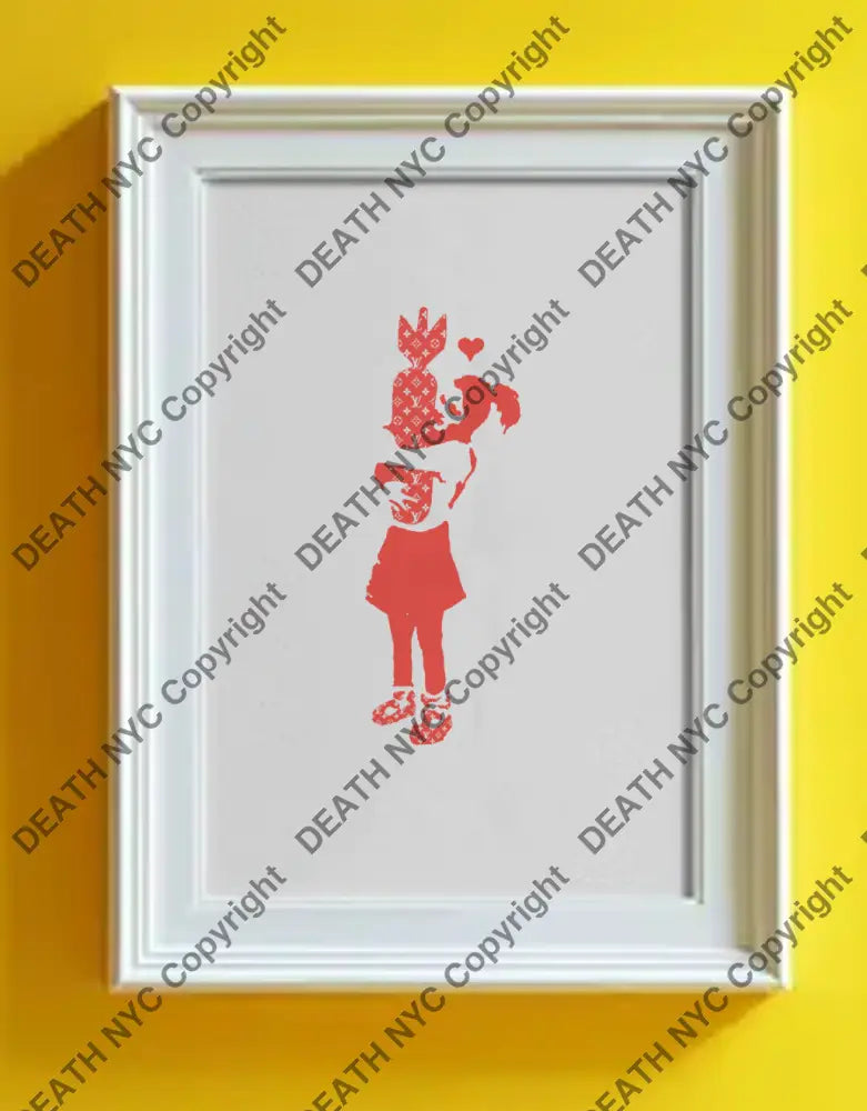 Auction 45cm x 32cm Edition of 100 Bank bomb Art Print Art Print