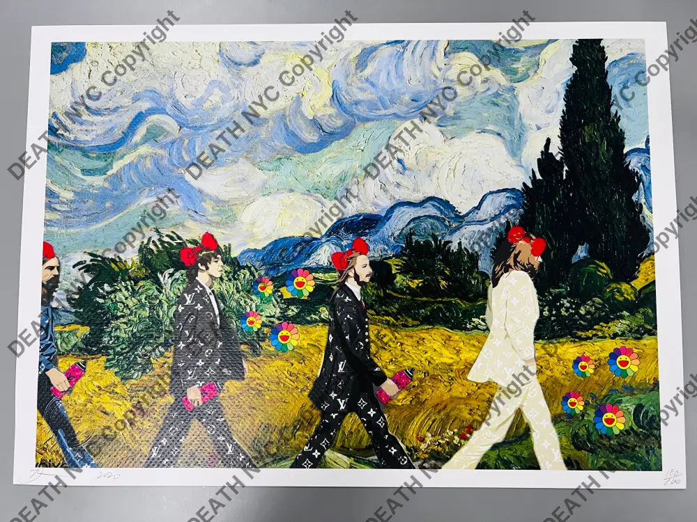 Auction 45cm x 32cm Edition of 100 beat farm Art Print