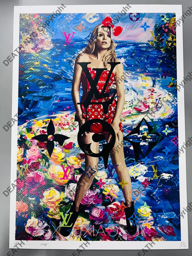 Auction 45cm x 32cm Edition of 100 kate pond Art Print