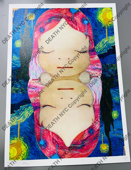 Auction 45cm x 32cm Edition of 100 Cute double Art Print Art Print