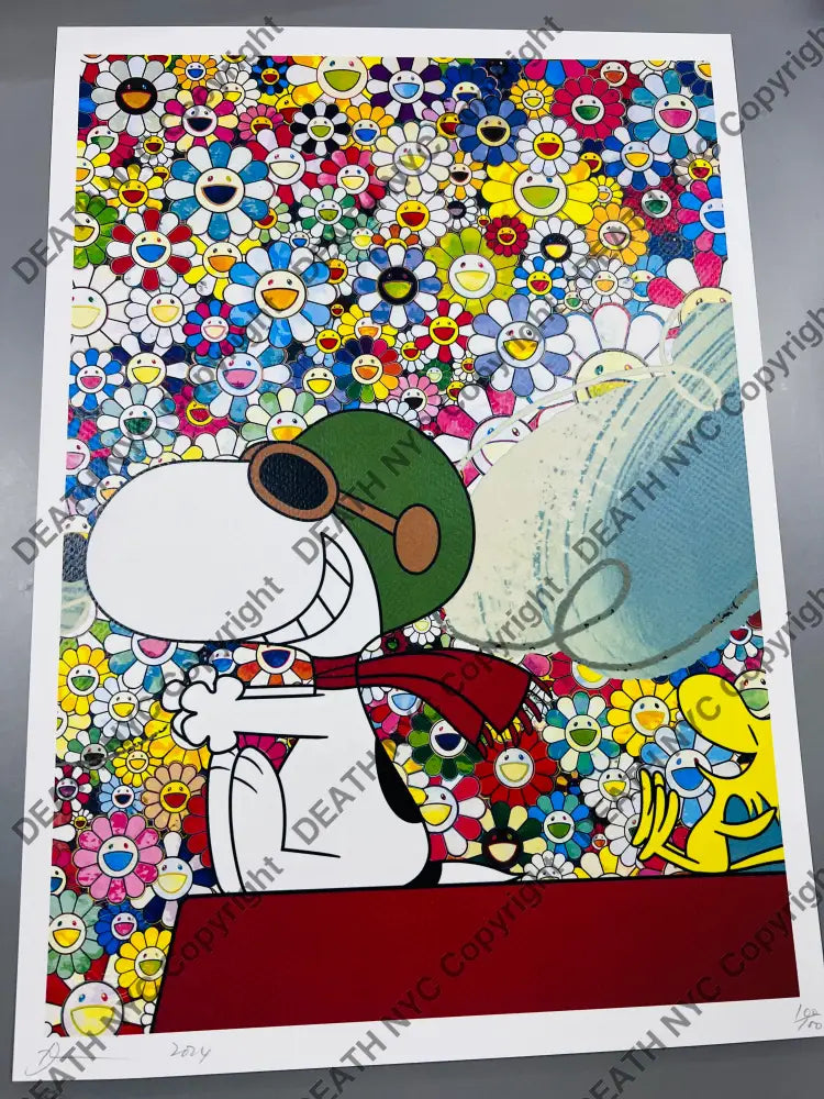 Auction 45cm x 32cm Edition of 100 Sn dog Art Print Art Print