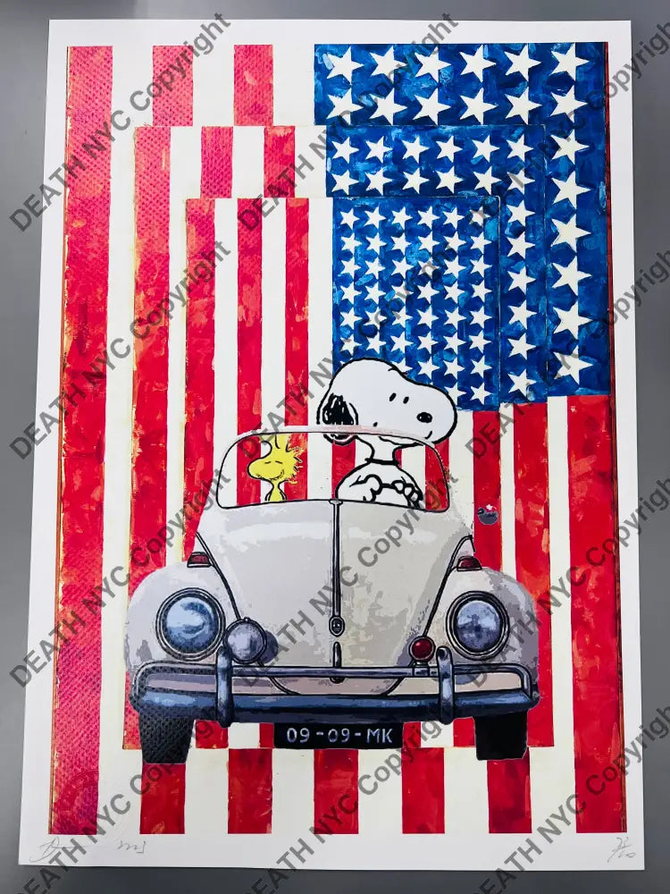 Auction 45cm x 32cm Edition of 100 USA SN Art Print