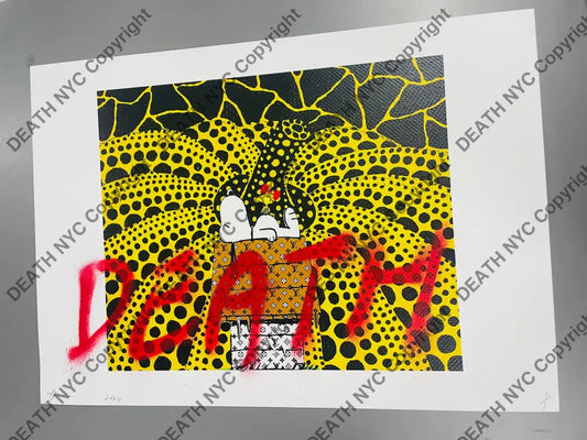 Auction 45cm x 32cm Edition of ONE Dog Pump Y Art Print