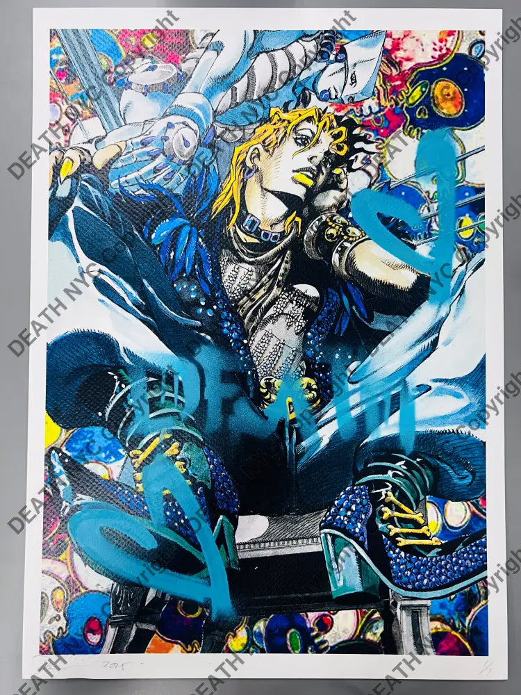 Auction 45cm x 32cm Edition of ONE Jo Art Print