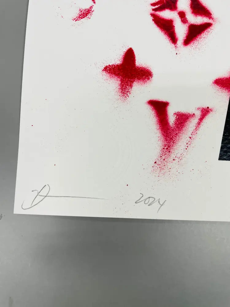 Auction 45cm x 32cm Edition of ONE Kate Up Spray Art Print