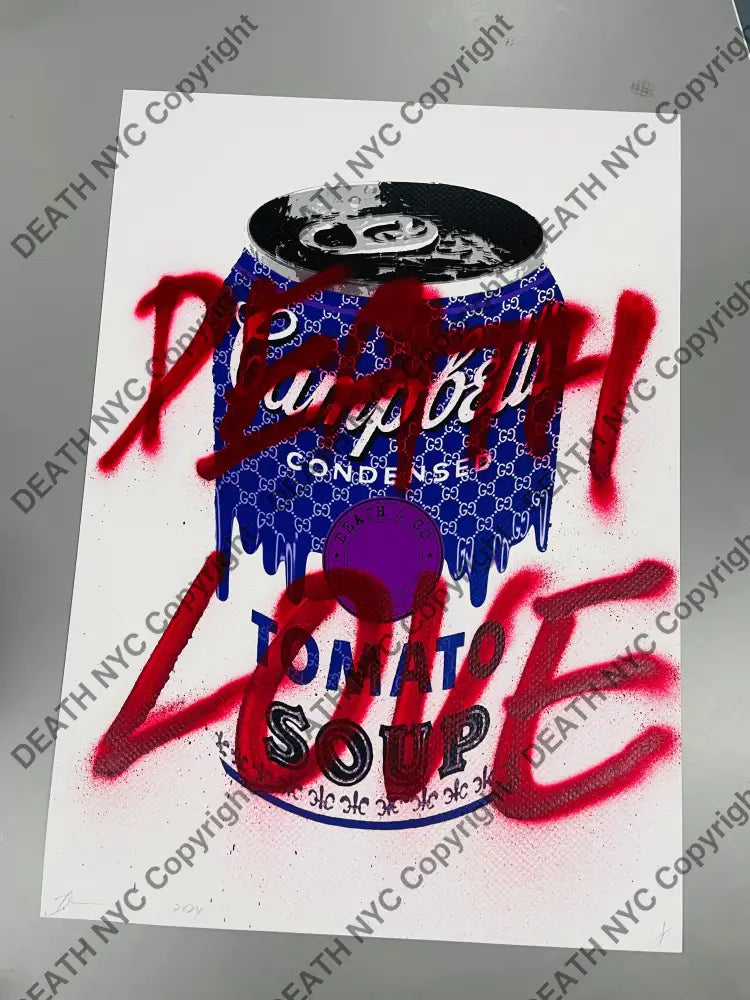 Auction 45cm x 32cm Edition of ONE L Ppl Can Art Print