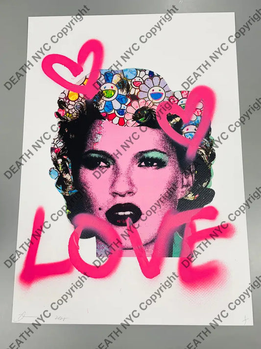 Auction 45cm x 32cm Edition of ONE Monr head Art Print